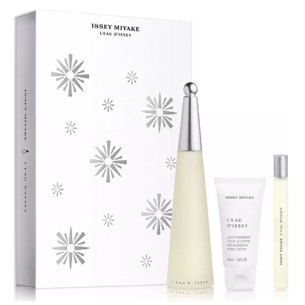Issey Miyake L'eau D'issey Women Set (3.4 EDT Spr + 0.33 EDT Spr + 1.6 BL) - New